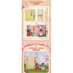 DECOOL BRICKCOOL 40001 CUỐN SÁCH MƠ ƯỚC CỦA LÂU ĐÀI ĐỎ bộ đồ chơi xếp lắp ráp ghép mô hình