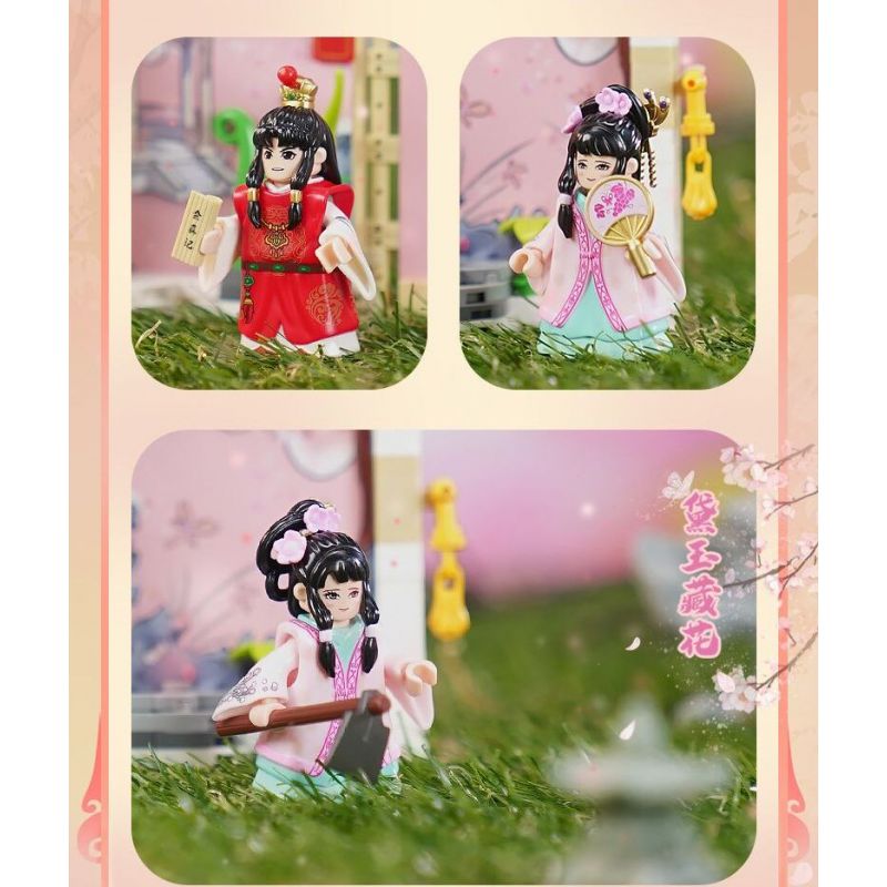 DECOOL BRICKCOOL 40001 CUỐN SÁCH MƠ ƯỚC CỦA LÂU ĐÀI ĐỎ bộ đồ chơi xếp lắp ráp ghép mô hình