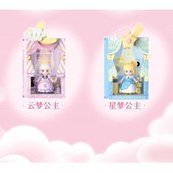 WEKKI 519006 CÔNG CHÚA TRONG MƠ CUỐN SÁCH TUYỆT VỜI VỀ NHỮNG NÀNG bộ đồ chơi xếp lắp ráp ghép mô hình Girl Con Gái