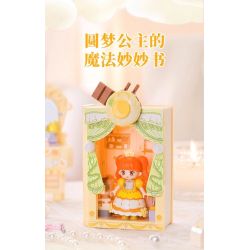 WEKKI 519006 CÔNG CHÚA TRONG MƠ CUỐN SÁCH TUYỆT VỜI VỀ NHỮNG NÀNG bộ đồ chơi xếp lắp ráp ghép mô hình Girl Con Gái