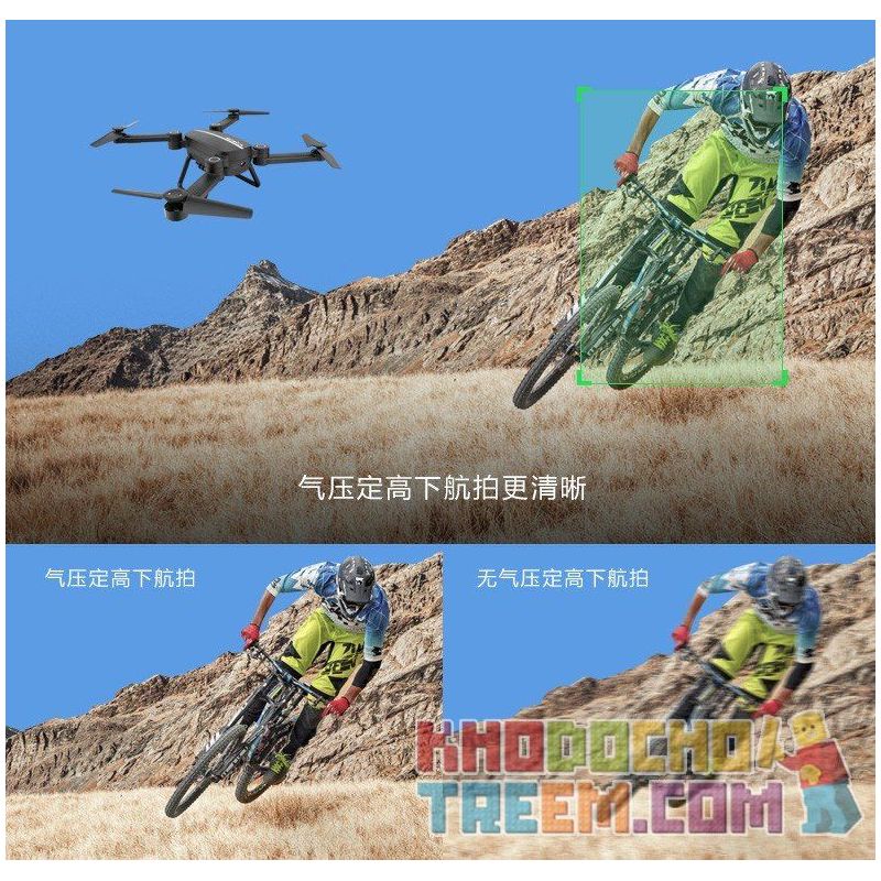 Jie Star SkyHunter X8 Black drone quadcopter có camera  + 2 pin + kính VR