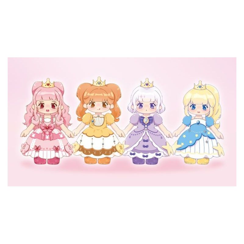 WEKKI 519007 CÔNG CHÚA TRONG MƠ CUỐN SÁCH TUYỆT VỜI CỦA STAR DREAM PRINCESS bộ đồ chơi xếp lắp ráp ghép mô hình Girl Con Gái