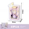 WEKKI 519008 CÔNG CHÚA MỘNG MƠ CUỐN SÁCH TUYỆT VỜI CỦA YUNMENG bộ đồ chơi xếp lắp ráp ghép mô hình Girl Con Gái