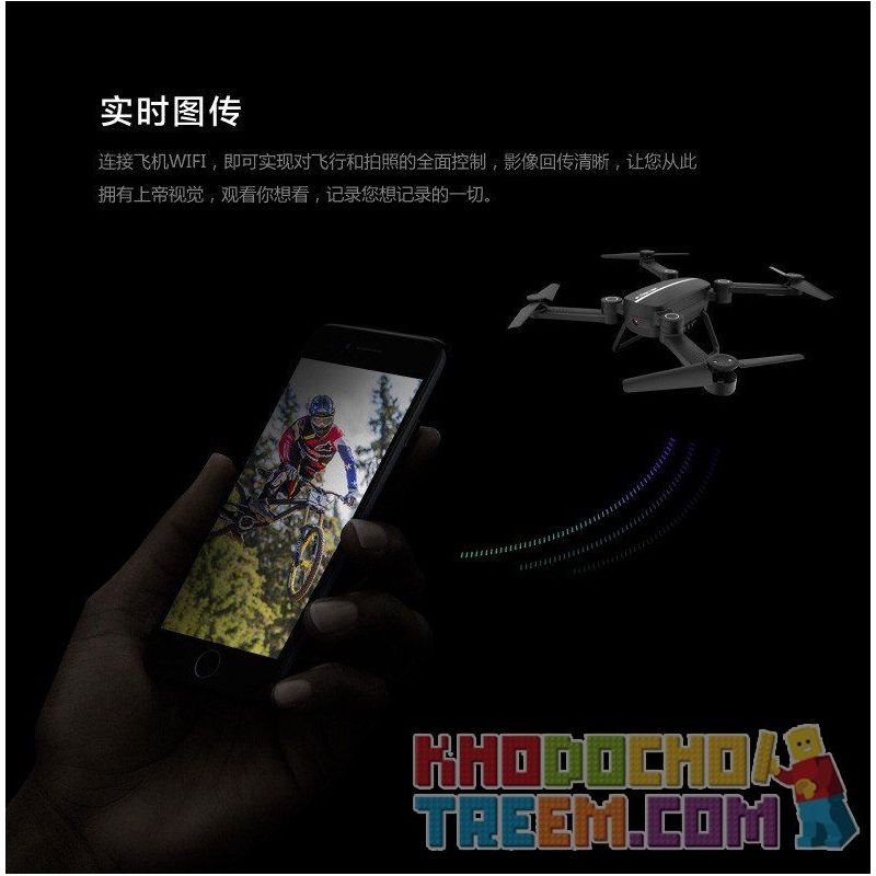 Jie Star SkyHunter X8 Black drone quadcopter có camera  + 2 pin + kính VR