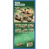 SEMBO 203192 VINH QUANG CƯỜNG QUỐC 625 PHÁO PHÒNG KHÔNG bộ đồ chơi xếp lắp ráp ghép mô hình Military Army Quân Sự Bộ Đội 765 khối