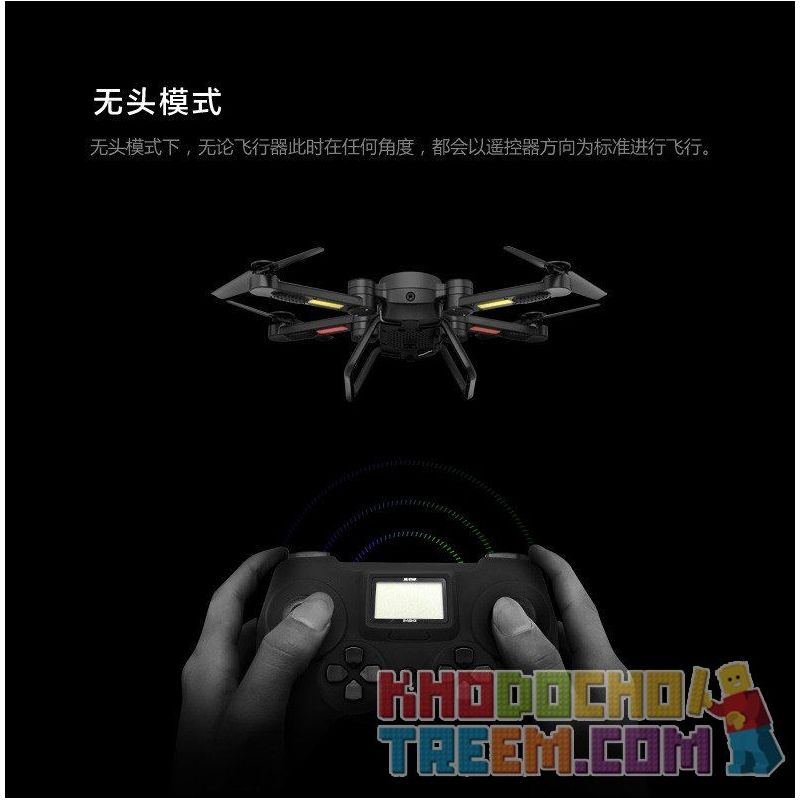 Jie Star SkyHunter X8 Black drone quadcopter có camera  + 2 pin + kính VR