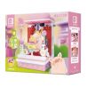 SEMBO 608083 CẢNH PHỐ LỢN ĐÓNG HỘP LULU PHÒNG PHÁT SÓNG TRỰC TIẾP CỦA NGƯỜI NỔI TIẾNG bộ đồ chơi xếp lắp ráp ghép mô hình Military Army Quân Sự Bộ Đội 267 khối