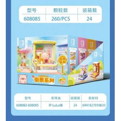 SEMBO 608084 CẢNH ĐƯỜNG PHỐ LỢN ĐÓNG HỘP LULU QUÀ TẶNG CHỚP NHOÁNG NGỌT NGÀO bộ đồ chơi xếp lắp ráp ghép mô hình Military Army Quân Sự Bộ Đội 272 khối