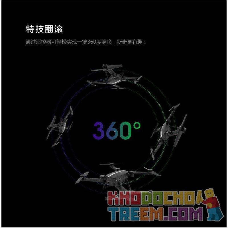 Jie Star SkyHunter X8 Black drone quadcopter có camera  + 2 pin + kính VR