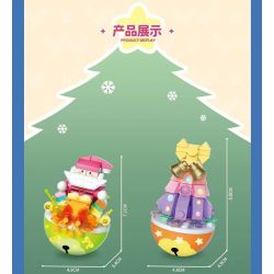 SEMBO 605038 GIÁNG SINH GIAO QUÀ bộ đồ chơi xếp lắp ráp ghép mô hình Creator Sáng Tạo