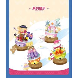 SEMBO 605038 GIÁNG SINH GIAO QUÀ bộ đồ chơi xếp lắp ráp ghép mô hình Creator Sáng Tạo