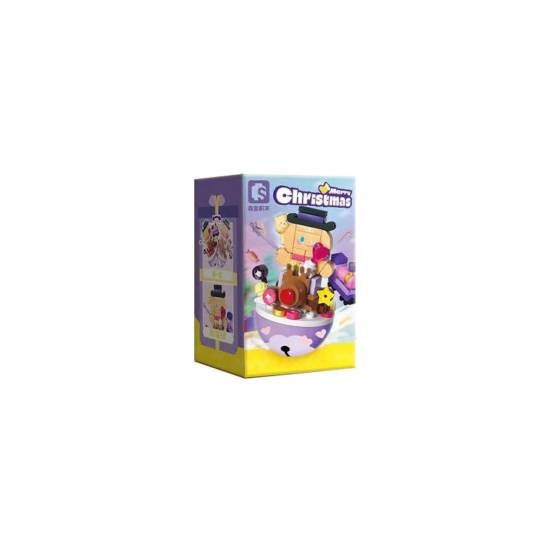 SEMBO 605041 non Lego GIÁNG SINH CUỘC GẶP GỠ KỲ DIỆU bộ đồ chơi xếp lắp ráp ghép mô hình Creator Sáng Tạo