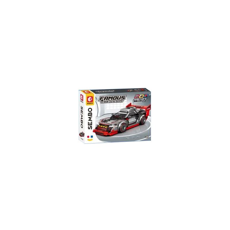 SEMBO 714560 non Lego XE SANG TRỌNG JIJI 714560 bộ đồ chơi xếp lắp ráp ghép mô hình Speed Champions Racing Cars Đua Xe Công Thức 328 khối