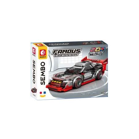 SEMBO 714560 XE SANG TRỌNG JIJI 714560 bộ đồ chơi xếp lắp ráp ghép mô hình Speed Champions Racing Cars Đua Xe Công Thức 328 khối