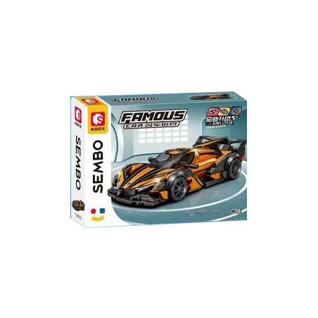 SEMBO 714561 XE SANG TRỌNG JIJI 714561 bộ đồ chơi xếp lắp ráp ghép mô hình Speed Champions Racing Cars Đua Xe Công Thức 303 khối
