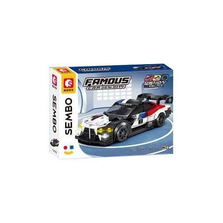 SEMBO 714562 XE NỔI TIẾNG JIJI 714562 bộ đồ chơi xếp lắp ráp ghép mô hình Speed Champions Racing Cars Đua Xe Công Thức 387 khối