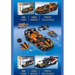 SEMBO 714562 XE NỔI TIẾNG JIJI 714562 bộ đồ chơi xếp lắp ráp ghép mô hình Speed Champions Racing Cars Đua Xe Công Thức 387 khối