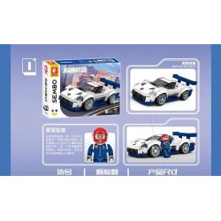 SEMBO 714810 LIÊN MINH JISU 714810 bộ đồ chơi xếp lắp ráp ghép mô hình Speed Champions Racing Cars Đua Xe Công Thức 190 khối