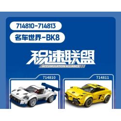 SEMBO 714813 LIÊN MINH JISU 714813 bộ đồ chơi xếp lắp ráp ghép mô hình Speed Champions Racing Cars Đua Xe Công Thức 181 khối