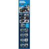 SEMBO 104331 104332 104333 104330 CHIẾN DỊCH BLACK HAWK XE BỌC THÉP CHỐNG BẠO ĐỘNG SABERTOOTH TIGER 4 TỔ HỢP bộ đồ chơi xếp lắp ráp ghép mô hình SWAT 778 khối