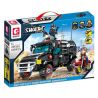 SEMBO 104334 CHIẾN DỊCH BLACK HAWK GIÁM SÁT PHƯƠNG TIỆN ĐỊA HÌNH KIỂM SOÁT BẠO LOẠN bộ đồ chơi xếp lắp ráp ghép mô hình SWAT 529 khối