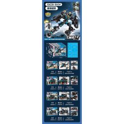 SEMBO 104338 104339 104340 104341 CHIẾN DỊCH BLACK HAWK TRANH GIỮA CÁC VÌ SAO bộ đồ chơi xếp lắp ráp ghép mô hình SWAT 1065 khối