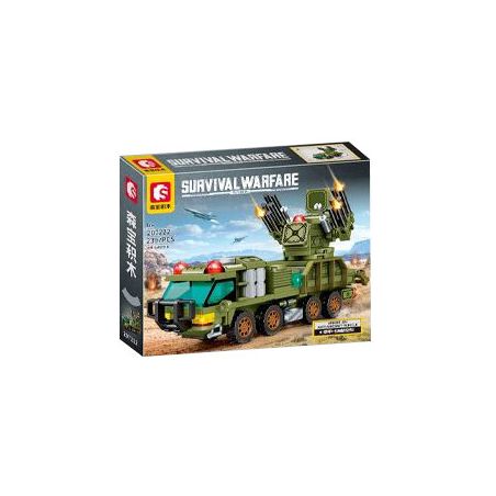 SEMBO 207222 CHIẾN TRANH SINH TỒN XE PHÒNG KHÔNG PANTSIR SM bộ đồ chơi xếp lắp ráp ghép mô hình Military Army SURVIVAL WARFARE Quân Sự Bộ Đội 239 khối