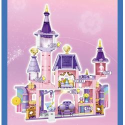 PANTASY 86909 MOEKO TUYỆT VỜI LÂU ĐÀI MAY MẮN bộ đồ chơi xếp lắp ráp ghép mô hình Girl PEANUTS CHRISTMAS TREE Con Gái 1300 khối