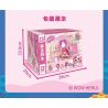SEMBO 616227 NGÔI NHÀ TUYỆT VỜI VÀ DỄ THƯƠNG CỦA LEMEI PHÒNG KHÁCH GIÃN bộ đồ chơi xếp lắp ráp ghép mô hình Girl Con Gái 146 khối
