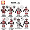 WM 2221 2222 2223 2224 2225 2226 6123 2219 2220 NHÂN VẬT NHỎ CỦA STAR WARS 8 LOẠI bộ đồ chơi xếp lắp ráp ghép mô hình Chiến Tranh Giữa Các Vì Sao