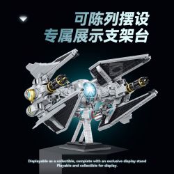 ZAPE 98001 THIẾT BỊ ĐÁNH CHẶN TITAN bộ đồ chơi xếp lắp ráp ghép mô hình Star Wars STELLAR INTERCEPTOR Chiến Tranh Giữa Các Vì Sao 1109 khối