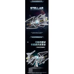 ZAPE 98001 THIẾT BỊ ĐÁNH CHẶN TITAN bộ đồ chơi xếp lắp ráp ghép mô hình Star Wars STELLAR INTERCEPTOR Chiến Tranh Giữa Các Vì Sao 1109 khối
