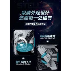 ZAPE 98001 THIẾT BỊ ĐÁNH CHẶN TITAN bộ đồ chơi xếp lắp ráp ghép mô hình Star Wars STELLAR INTERCEPTOR Chiến Tranh Giữa Các Vì Sao 1109 khối