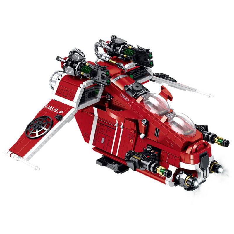 ZAPE 98002 non Lego PHÁO HẠM CỘNG HÒA bộ đồ chơi xếp lắp ráp ghép mô hình Star Wars Chiến Tranh Giữa Các Vì Sao 1107 khối