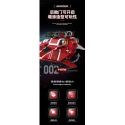 ZAPE 98002 PHÁO HẠM CỘNG HÒA bộ đồ chơi xếp lắp ráp ghép mô hình Star Wars Chiến Tranh Giữa Các Vì Sao 1107 khối