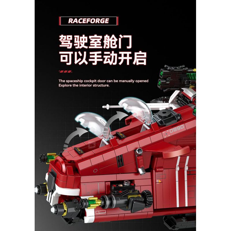 ZAPE 98002 PHÁO HẠM CỘNG HÒA bộ đồ chơi xếp lắp ráp ghép mô hình Star Wars Chiến Tranh Giữa Các Vì Sao 1107 khối