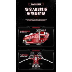 ZAPE 98002 PHÁO HẠM CỘNG HÒA bộ đồ chơi xếp lắp ráp ghép mô hình Star Wars Chiến Tranh Giữa Các Vì Sao 1107 khối