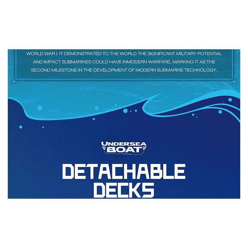 REOBRIX 33050 THUYỀN CHỮ bộ đồ chơi xếp lắp ráp ghép mô hình Military Army UNDERSEA BOAT NEXT-GENERATION STRATEGIC U-TYPE SUBMARINE Quân Sự Bộ Đội 3987 khối