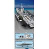 REOBRIX 33050 THUYỀN CHỮ bộ đồ chơi xếp lắp ráp ghép mô hình Military Army UNDERSEA BOAT NEXT-GENERATION STRATEGIC U-TYPE SUBMARINE Quân Sự Bộ Đội 3987 khối
