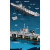 REOBRIX 33050 THUYỀN CHỮ bộ đồ chơi xếp lắp ráp ghép mô hình Military Army UNDERSEA BOAT NEXT-GENERATION STRATEGIC U-TYPE SUBMARINE Quân Sự Bộ Đội 3987 khối