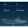 REOBRIX 33050 THUYỀN CHỮ bộ đồ chơi xếp lắp ráp ghép mô hình Military Army UNDERSEA BOAT NEXT-GENERATION STRATEGIC U-TYPE SUBMARINE Quân Sự Bộ Đội 3987 khối
