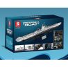 REOBRIX 33050 THUYỀN CHỮ bộ đồ chơi xếp lắp ráp ghép mô hình Military Army UNDERSEA BOAT NEXT-GENERATION STRATEGIC U-TYPE SUBMARINE Quân Sự Bộ Đội 3987 khối