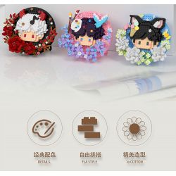 CHAOLE CHUANG 7331 THANH CHIT DỄ THƯƠNG HY VỌNG bộ đồ chơi xếp lắp ráp ghép mô hình Arts & Crafts 583 khối