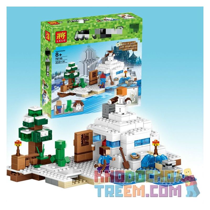 NOT Lego THE SNOW HIDEOUT 21120 BLX 81055 Bela Lari 10391 LELE 79145 ...