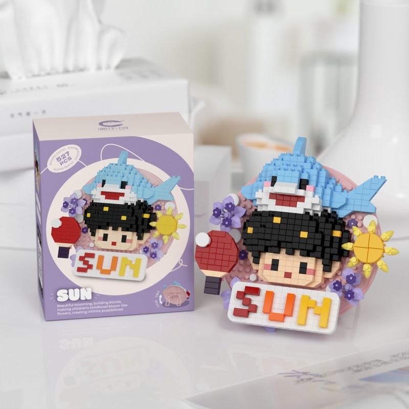 CHAOLE CHUANG 7332 THANH DỄ THƯƠNG HỎI MẶT TRỜI bộ đồ chơi xếp lắp ráp ghép mô hình Arts & Crafts 527 khối