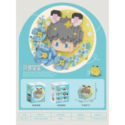 CHAOLE CHUANG 7333 THANH DỄ THƯƠNG VÀ HÀI HƯỚC GIÓ NHƯ SAO bộ đồ chơi xếp lắp ráp ghép mô hình Arts & Crafts 532 khối