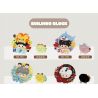 CHAOLE CHUANG 7334 QUÁN BAR VUI NHỘN DỄ THƯƠNG QUẠ VOI LỬA bộ đồ chơi xếp lắp ráp ghép mô hình Arts & Crafts 490 khối