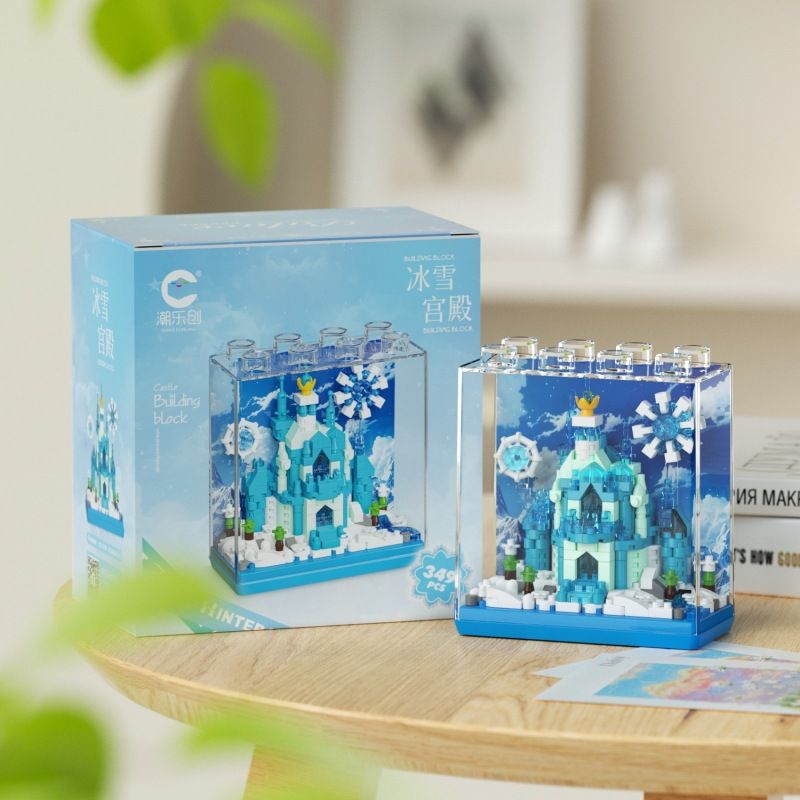 CHAOLE CHUANG 7309 CUNG ĐIỆN BĂNG bộ đồ chơi xếp lắp ráp ghép mô hình 349 khối