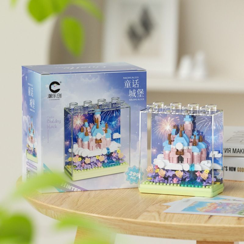 CHAOLE CHUANG 7312 LÂU ĐÀI CỔ TÍCH bộ đồ chơi xếp lắp ráp ghép mô hình 299 khối