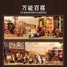 LUMIBRICKS FUNWHOLE F9052 9052 XE NGỰA HƯỚNG TÂY bộ đồ chơi xếp lắp ráp ghép mô hình Western WESTERN STAGECOACH Trung Cổ 293 khối